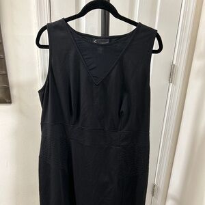 Lane Bryant Classic Black Midi Dress